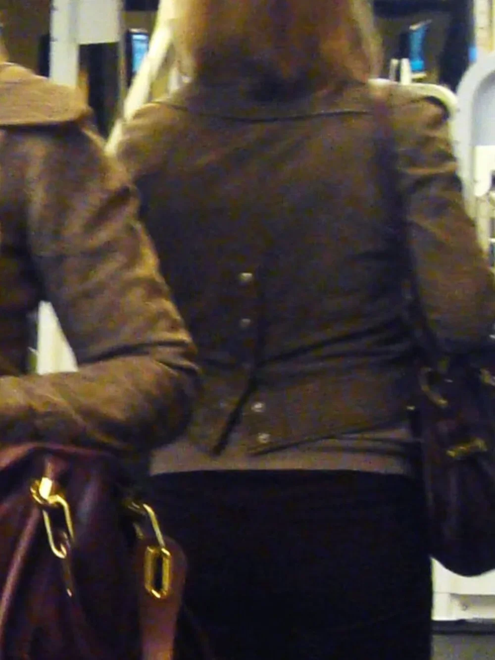 Cut 25 by Yigal Azrouel Crackled Leather Motorcycle Jacket - Picture 8 of 11